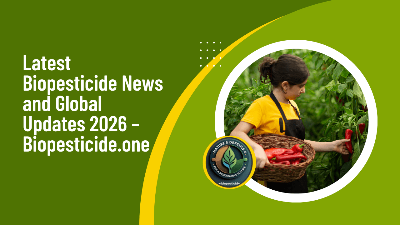 Latest Biopesticide News and Global Updates 2026 – Biopesticide.one - Read news