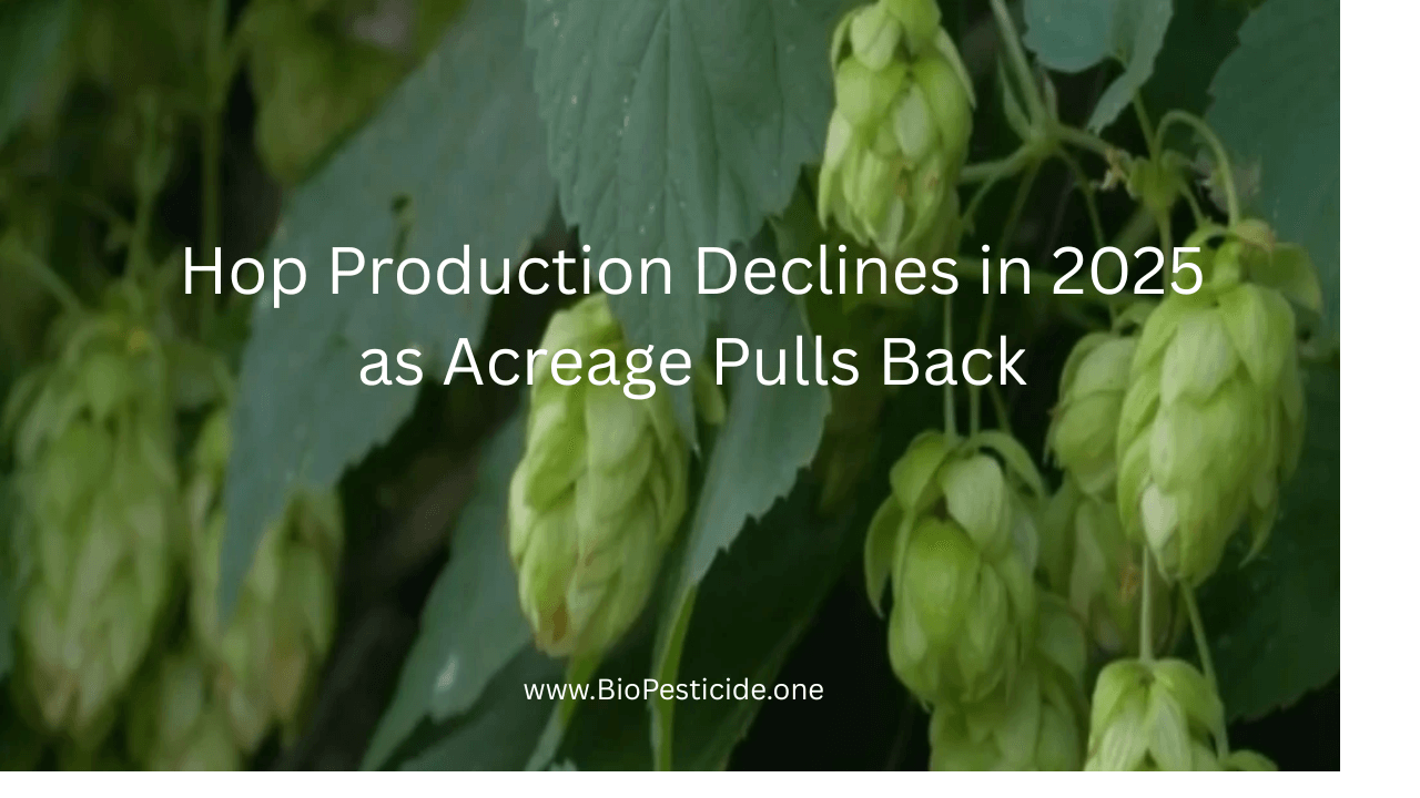Hop Production Declines in 2025 as Acreage Pulls Back - Read news
