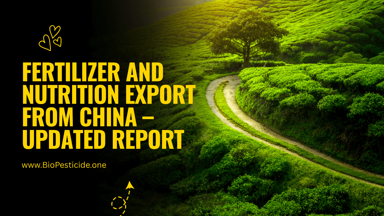 Fertilizer and Nutrition Export from China – Updated Report - Read news