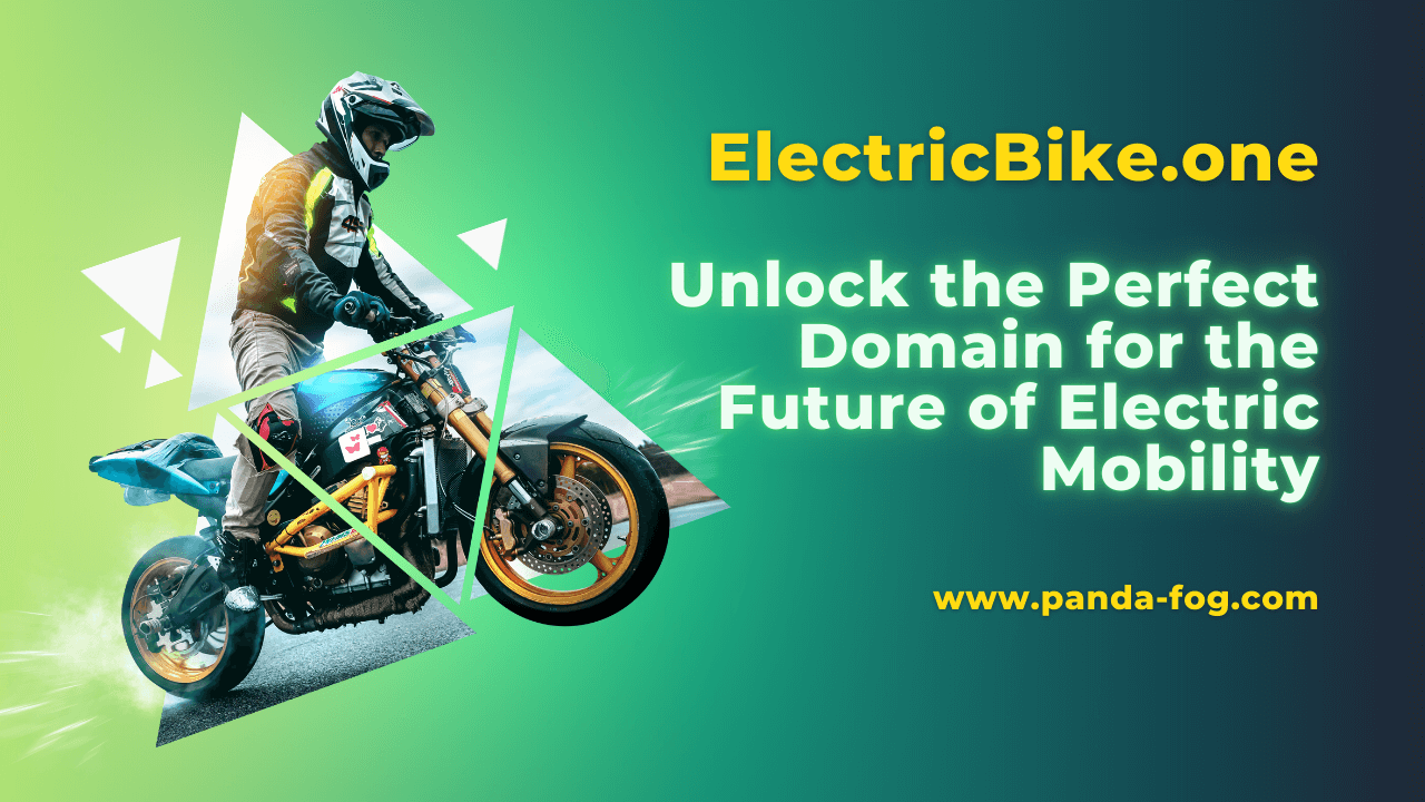 Unlock the Perfect Domain for the Future of Electric Mobility – ElectricBike.one - Read news